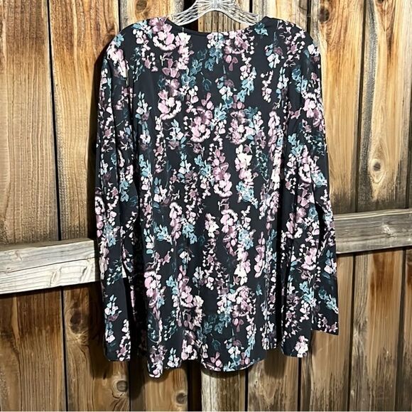 Pure Jill shirttail tee top tunic Pima cotton blend India 2X FIRM on PRICE - Picture 3 of 3